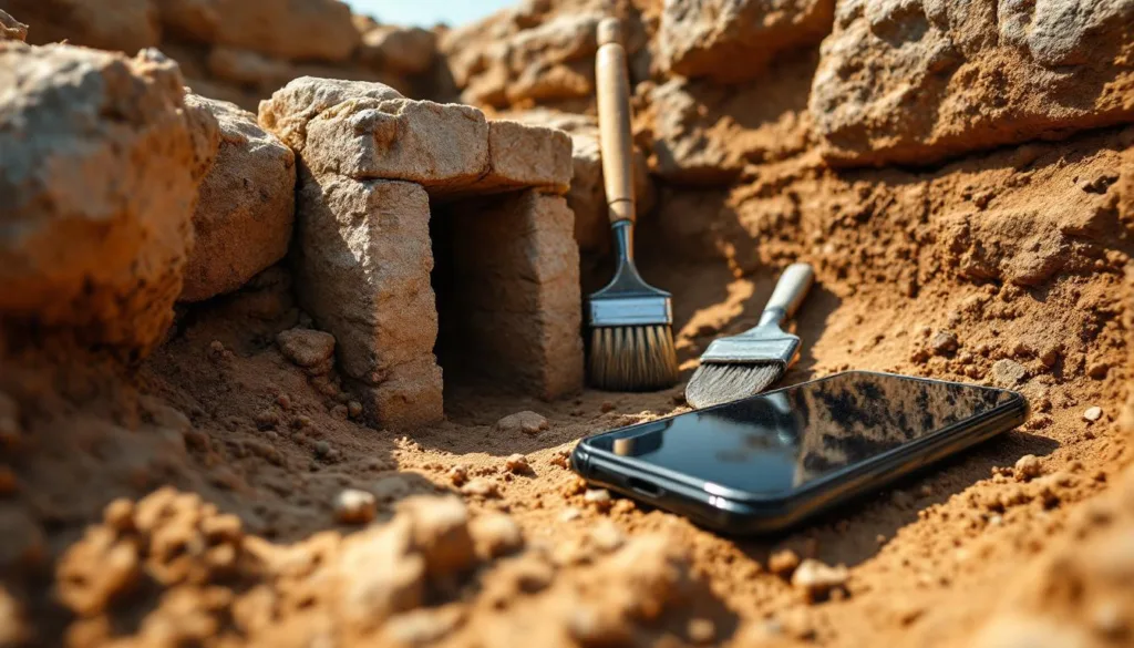 entdecken sie die unglaubliche geschichte, als archäologen mit smartphones gruben und etwas unglaubliches entdeckten. tauchen sie ein in faszinierende archäologische abenteuer.