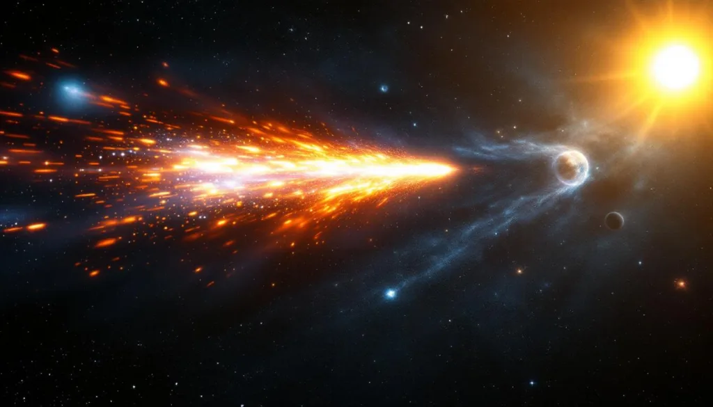 entdecken sie, warum kometen meist entgegen der drehrichtung des sonnensystems fliegen und erfahren sie mehr über ihre ungewöhnlichen umlaufbahnen und die dynamik unseres sonnensystems.