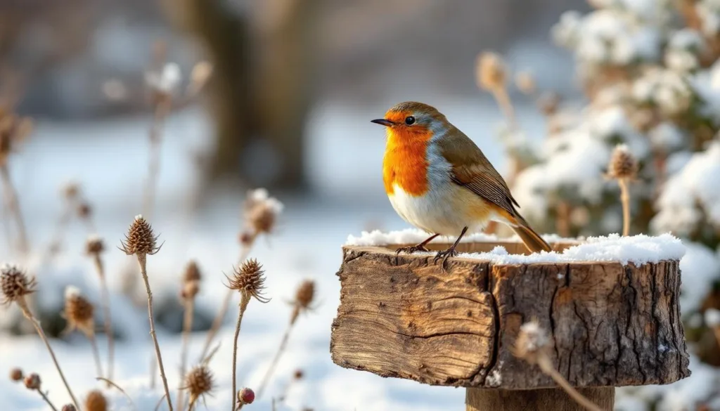 entdecken sie, warum rotkehlchen den ganzen winter bei uns bleiben und welches futter die meisten vergessen, um diese bezaubernden vögel anzulocken.