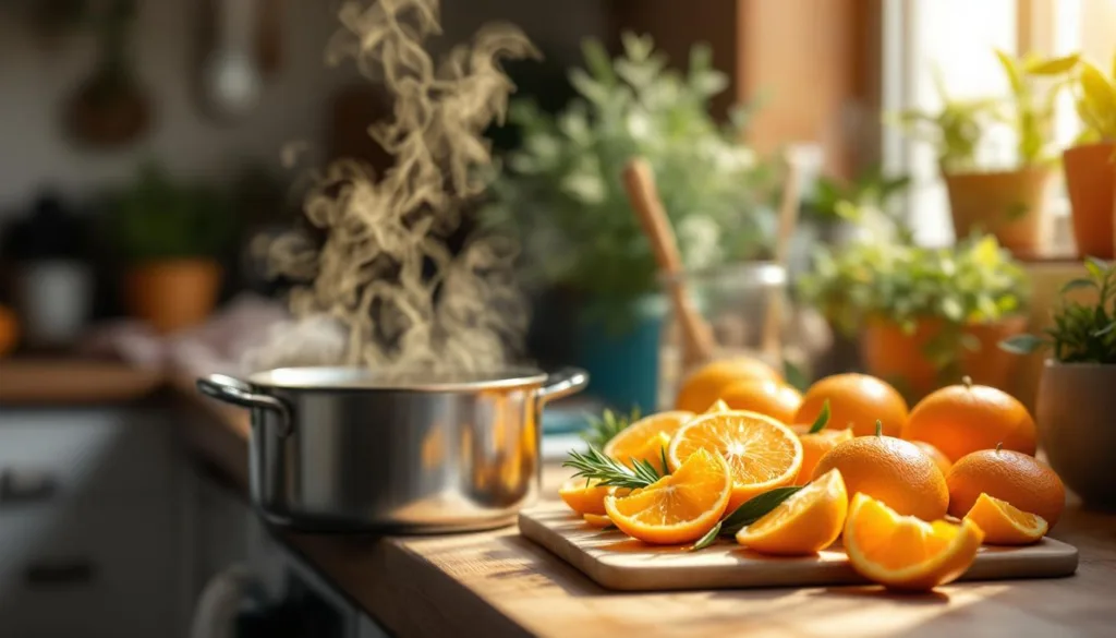 entdecke, wie das auskochen von orangenschalen dein zuhause auf natürliche weise mit einem frisch-fruchtigen duft erfüllt und für ein angenehmes raumklima sorgt.