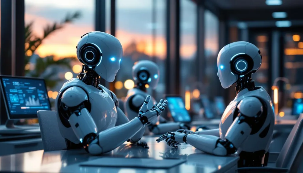 entdecken sie die faszinierende geschichte eines roboters, der seine kollegen am feierabend überrascht und zum gemeinsamen ausklang motiviert.