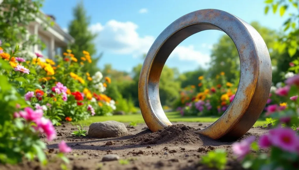 erfahren sie, wie ein scheinbar harmloser 2-kg-metallring im garten fast tödlich endete und welche gefahren dabei lauern.